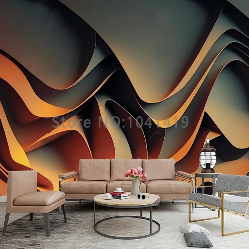 3D Wallpaper Granular Wave SKU# WAL0742