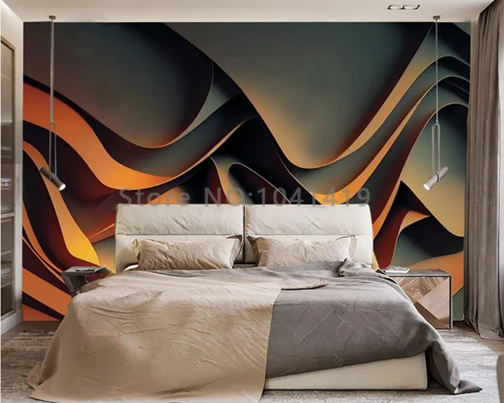 3D Wallpaper Granular Wave SKU# WAL0742