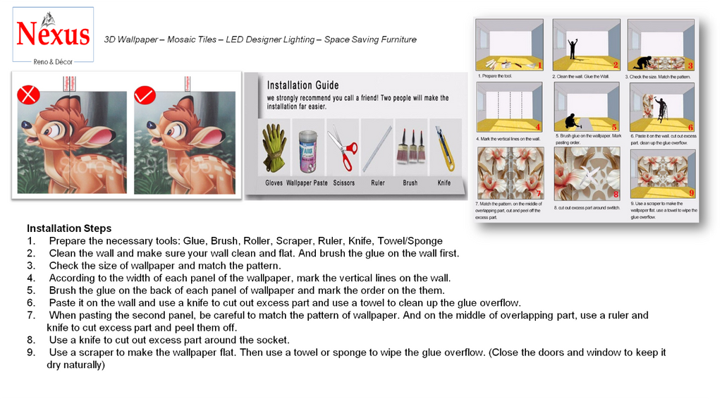 Wallpaper Installation Procedure