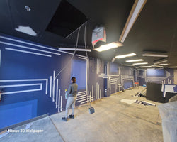 Another World VR Park Franchisee Branded Wallpaper - Nexus Custom Made
