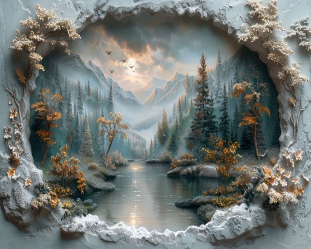 3D Wallpaper Mystic Forest SKU# WAL0757
