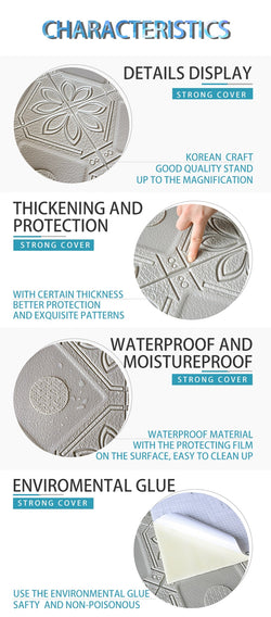 Mosaic Wall Tile Waterproof & Mildew Proof SKU# MOS0003
