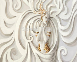 3D Wallpaper Sculpture Papel de Parade SKU# WAL0210