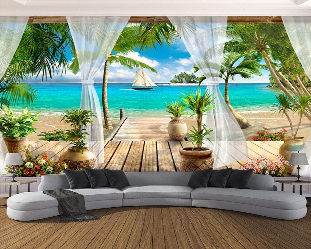3D Wallpaper Natural Hawaii Islands SKU# WAL0314