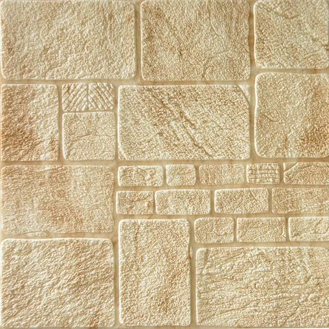 3D Marble Stone Wall Tile Self-Adhesive MOS0037