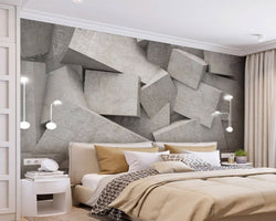 3D Wallpaper Space Geometric 