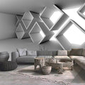 3D Walpaper Stereoscopic Cubes for Wall Treatment