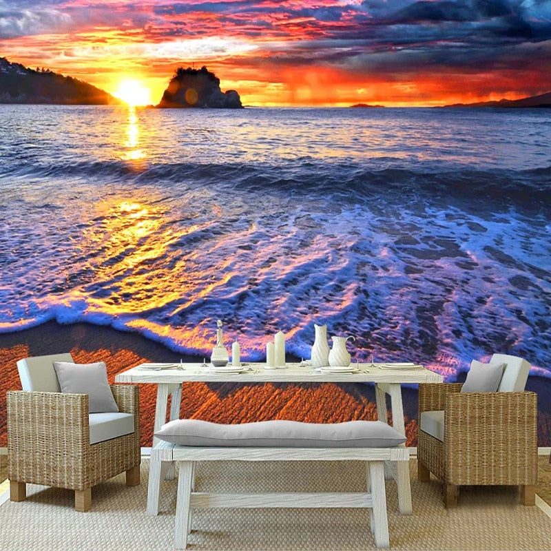 Wallpaper Seaside Beach SKU# WAL0188
