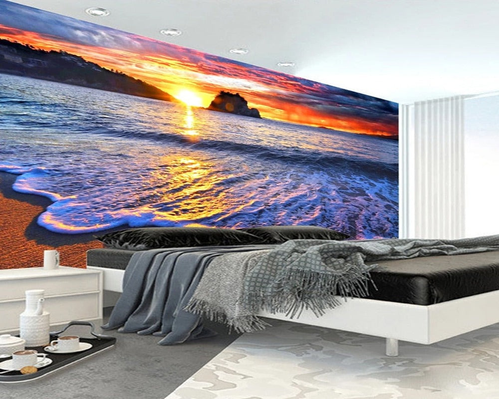 Wallpaper Seaside Beach SKU# WAL0188