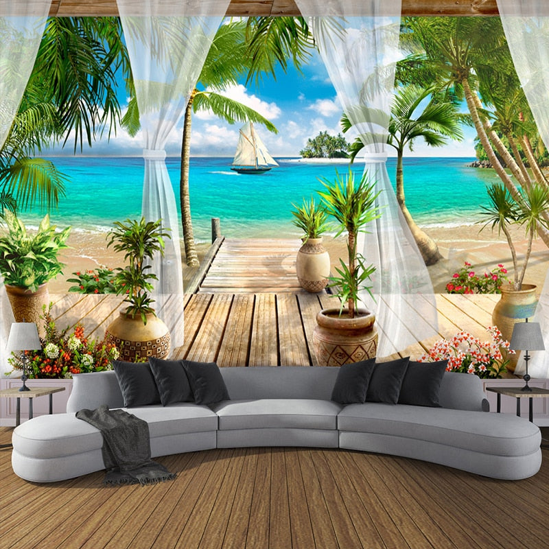 3D Wallpaper Natural Hawaii Islands SKU# WAL0314