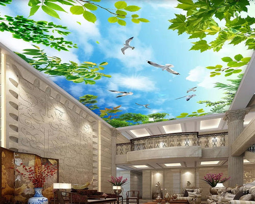 3D Ceiling Paper Scenic Sky SKU# WAL0173
