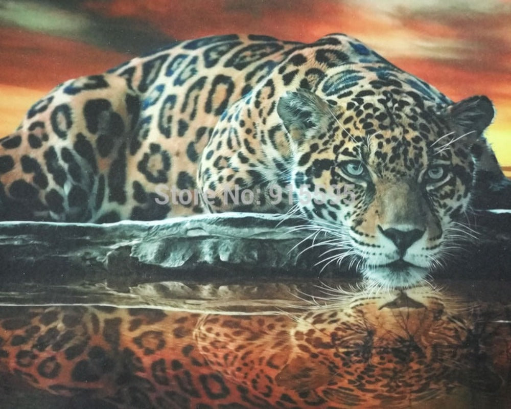 3D Wallpaper Tiger Wall Mural