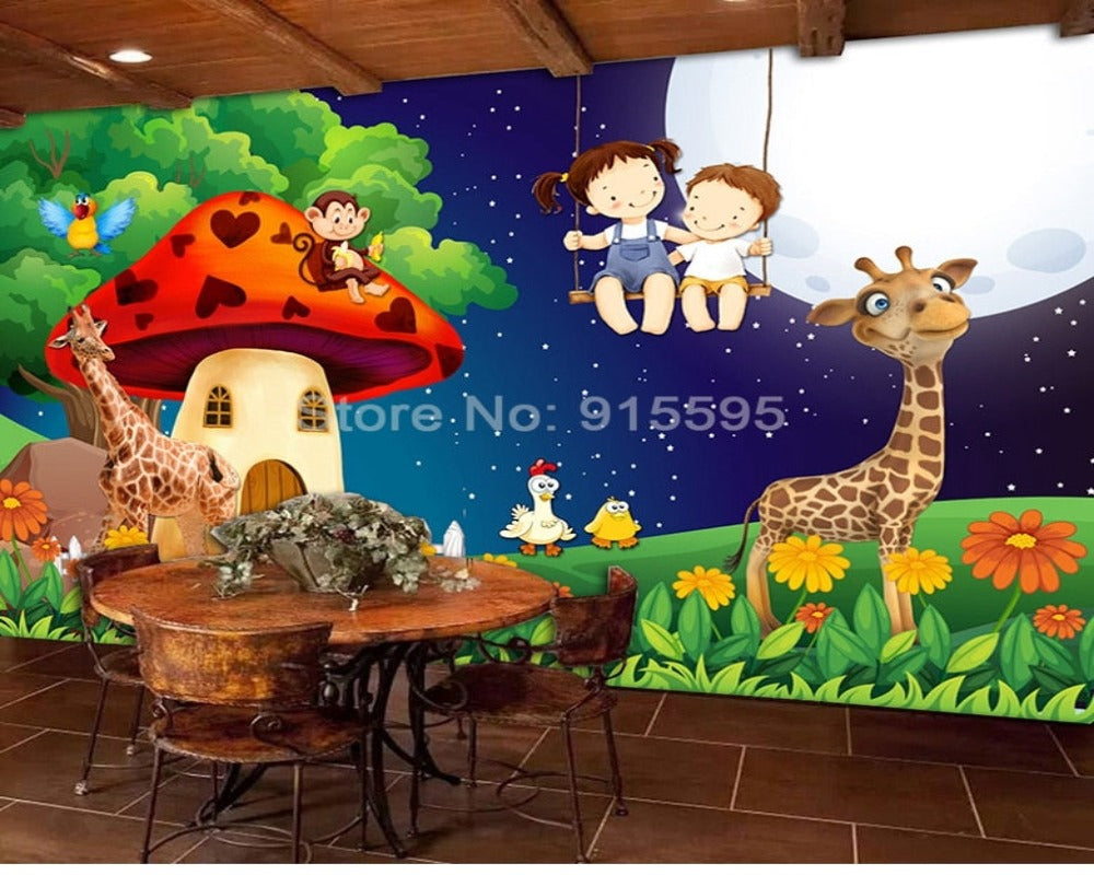 3D Wallpaper For Kids Room Mural
