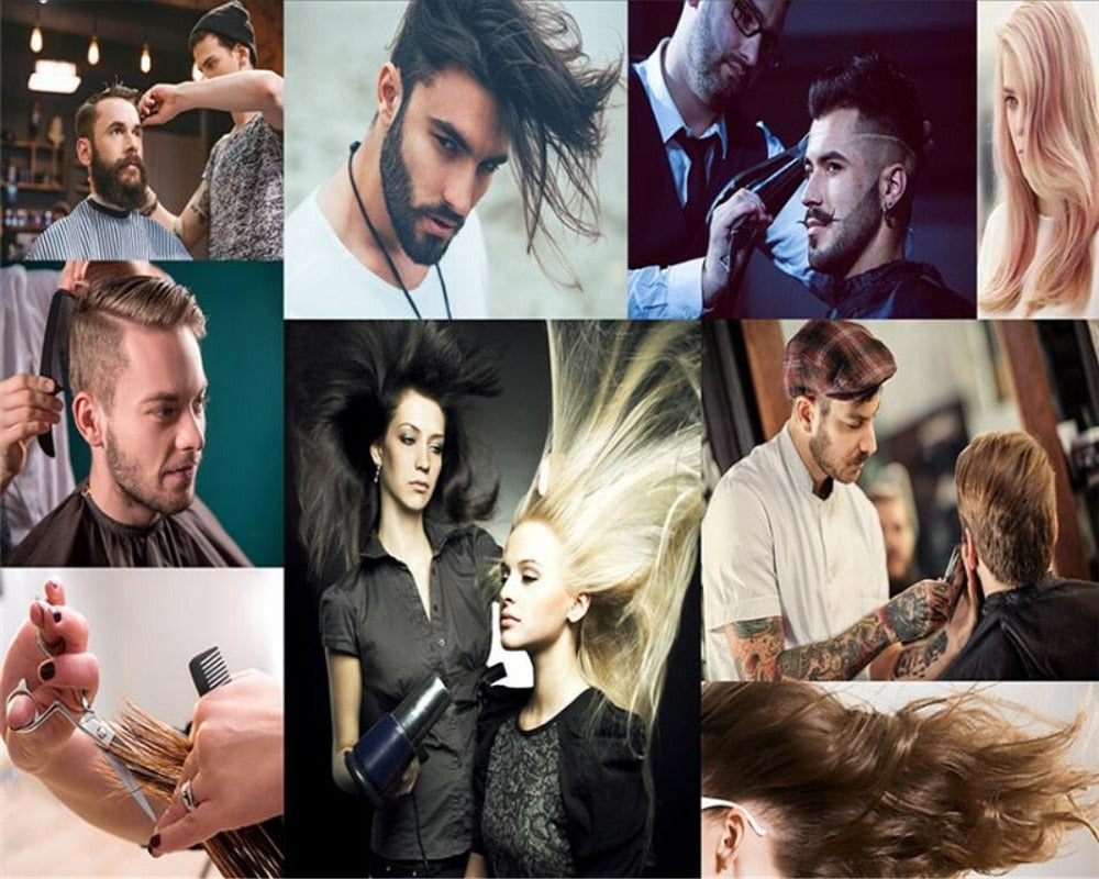 3D Wallpaper Glamour Hair Salon/Barber Shop SKU# WAL0176