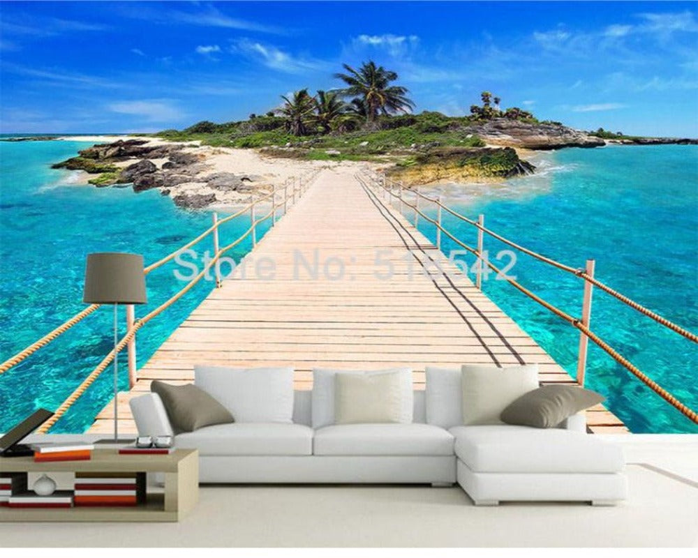 3D Wallpaper Bridge to Somewhere SKU# WAL0137