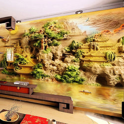 3D Wallpaper Chinese Mountain 