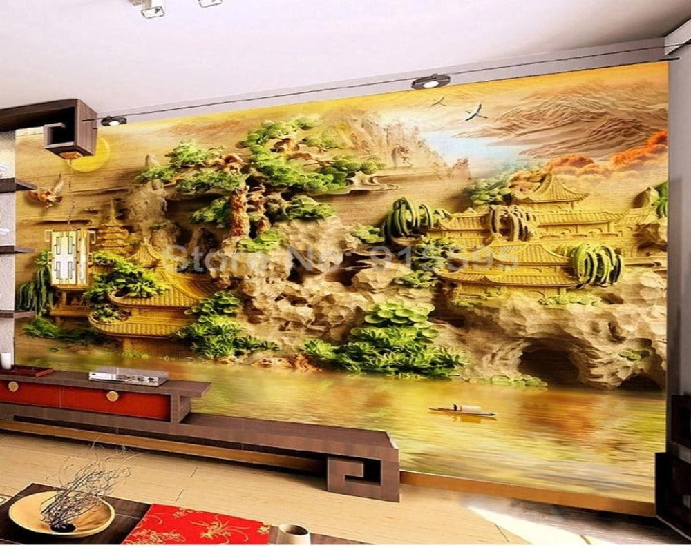 3D Wallpaper Chinese Mountain 