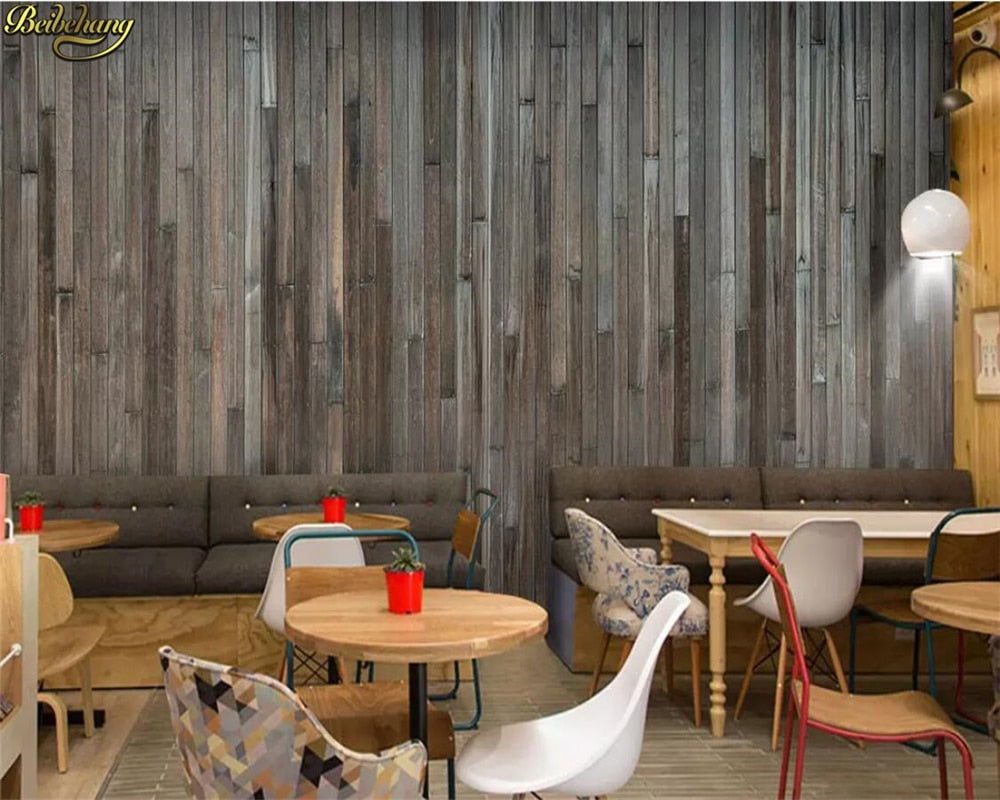 Wallpaper Wood Grain Stitching SKU# WAL0295