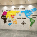 2021 3D Mirror Wall Acrylic Map SKU# MOS0048