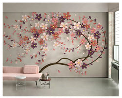 3D Wallpaper Flower Eclectic Series