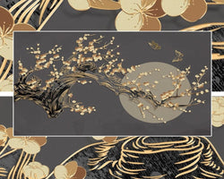3D Wallpaper Chinese Blossom Moon 