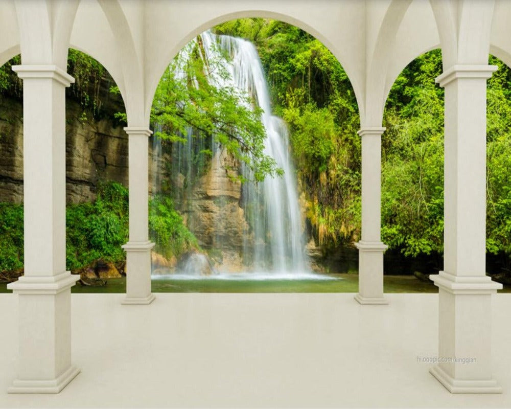 3D Wallpaper Custom Wallpaper Waterfall SKU# WAL0339