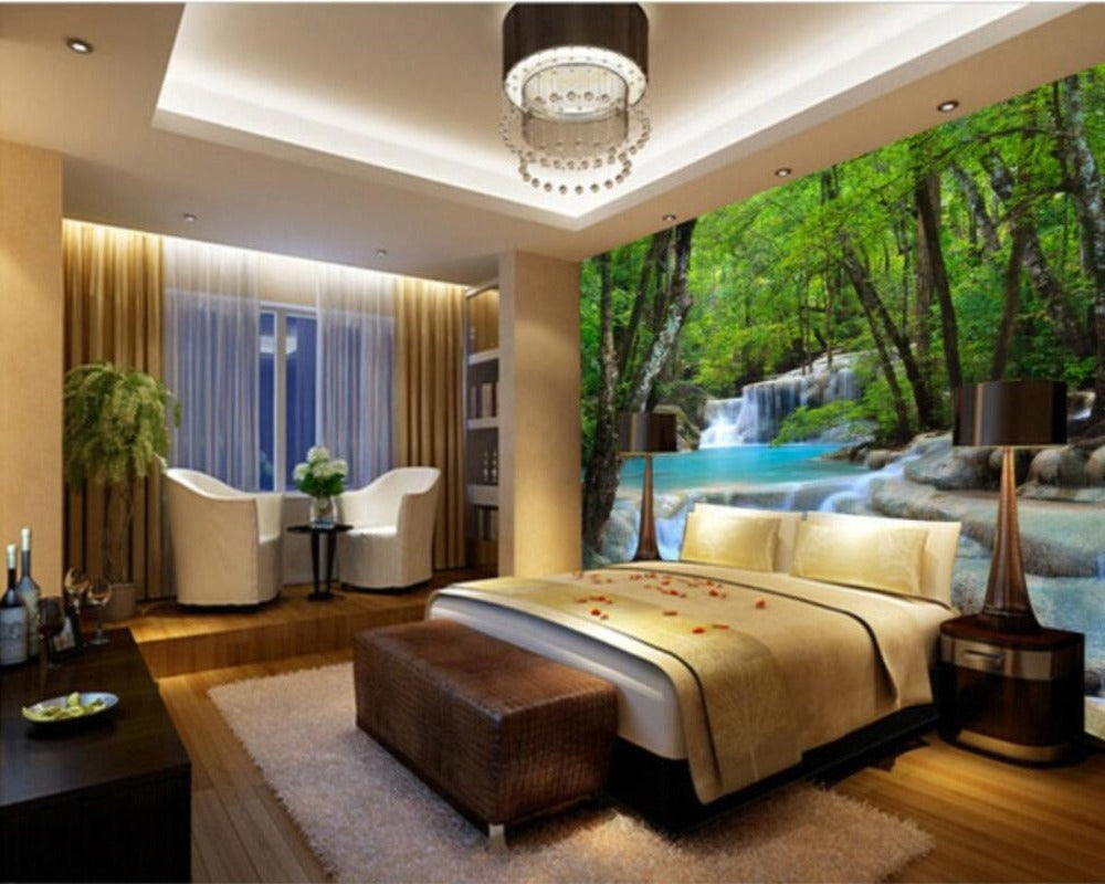 3D Wallpaper Custom Wallpaper Waterfall SKU# WAL0339