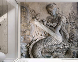 3D Wallpaper Stereo Sculpture SKU# WAL0233
