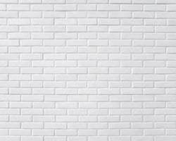 3D Wallpaper White Brick Parade SKU# WAL0279