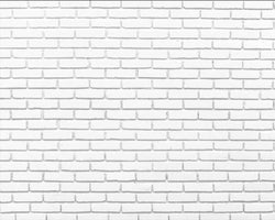 3D Wallpaper White Brick Parade SKU# WAL0279