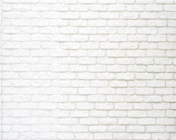 3D Wallpaper White Brick Parade SKU# WAL0279