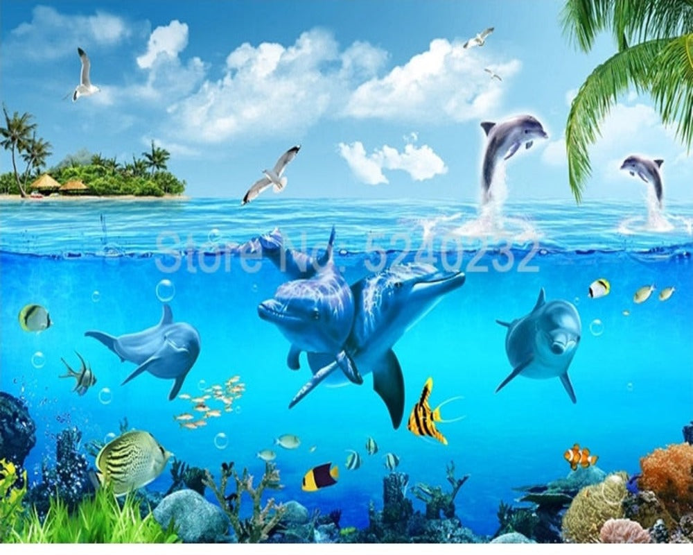 3D Wallpaper Underwater World 