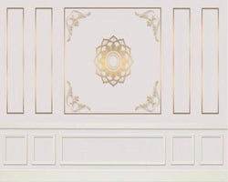 3D Wallpaper Euro Wall Framing SKU# WAL0121