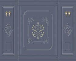 3D Wallpaper Euro Wall Framing SKU# WAL0121