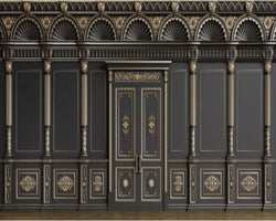 3D Wallpaper Euro Wall Framing SKU# WAL0121