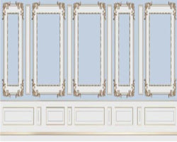 3D Wallpaper Euro Wall Framing