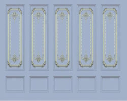 3D Wallpaper Euro Wall Framing SKU# WAL0121