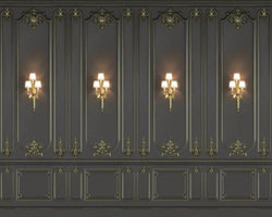 3D Wallpaper Euro Wall Framing SKU# WAL0121