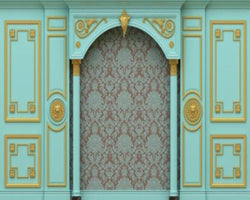 3D Wallpaper Euro Wall Framing SKU# WAL0121