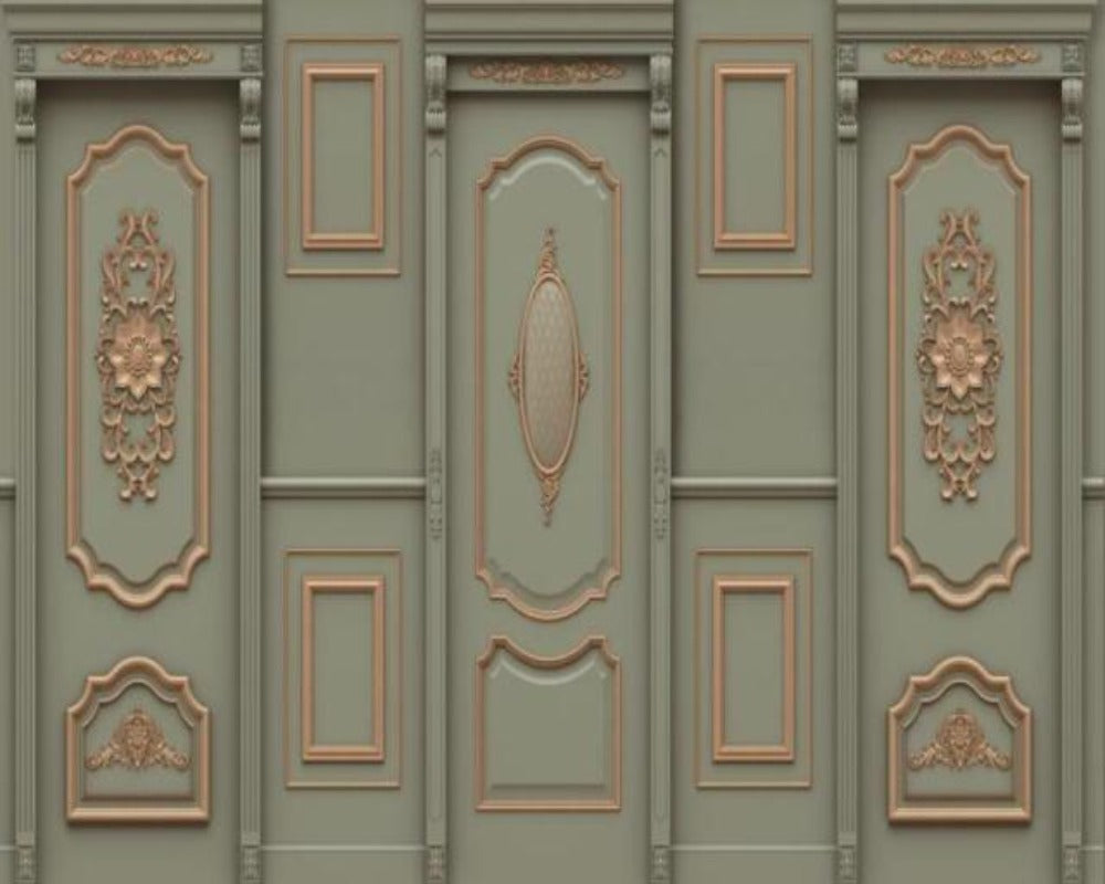 3D Wallpaper Euro Wall Framing SKU# WAL0121