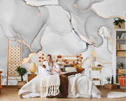 3D Wallpaper Abstract Marble SKU# WAL0028