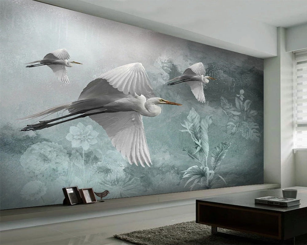 3D Wallpaper Hand Painted Abstract Art SKU# WAL0048