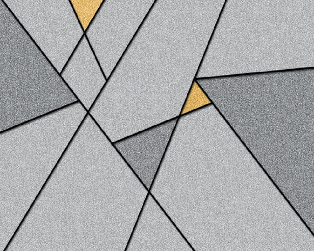 3D Wallpaper Modern Geometric Lines