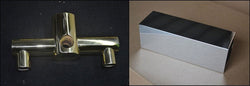 Modern Glass and Chrome Bathroom Faucet SKU# BAT0008