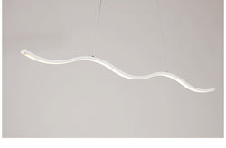 LED Water Waves Aluminum Pendant Island SKU# LIG0049