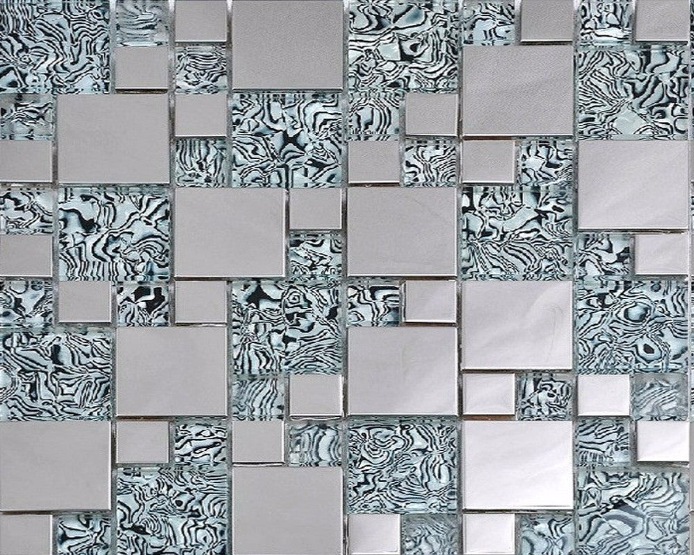 3D Wallpaper Modern Mosaic