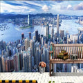 3D Wallpaper Hong Kong City SKU# WAL0047