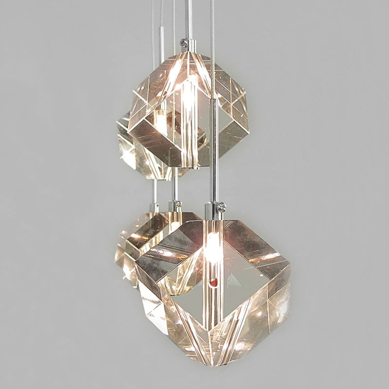 LED Diamonds in the Sky Polished Crystal Pendant SKU# LIG0044