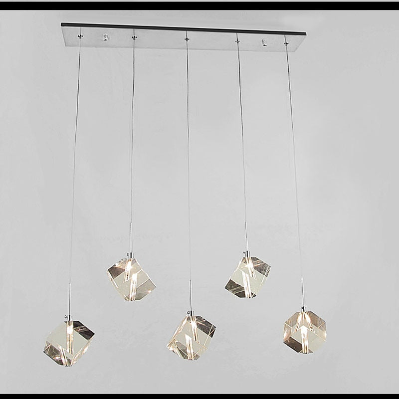LED Diamonds in the Sky Polished Crystal Pendant SKU# LIG0044