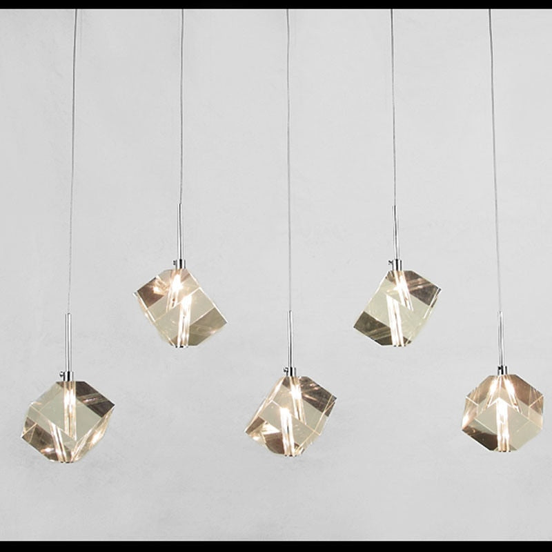 LED Diamonds in the Sky Polished Crystal Pendant SKU# LIG0044